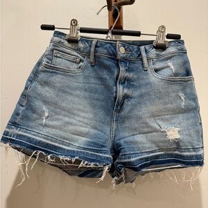 Idyllwind Light Blue Distressed Jean Shorts